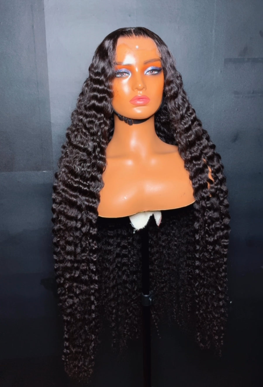 1B 6x6 HD Lace Closure Wig - Burmese Curly